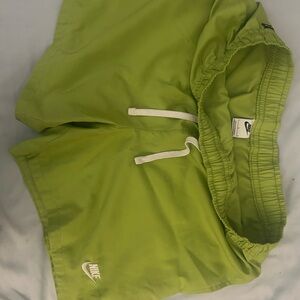 Nike Lime Green Mesh Shorts